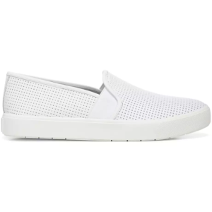 Vince Blair Perforated Leather Slip-On Sneakers