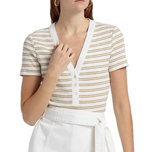 Veronica Beard Dekalb Striped Top