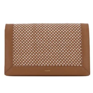 Vince Woven Leather Wallet