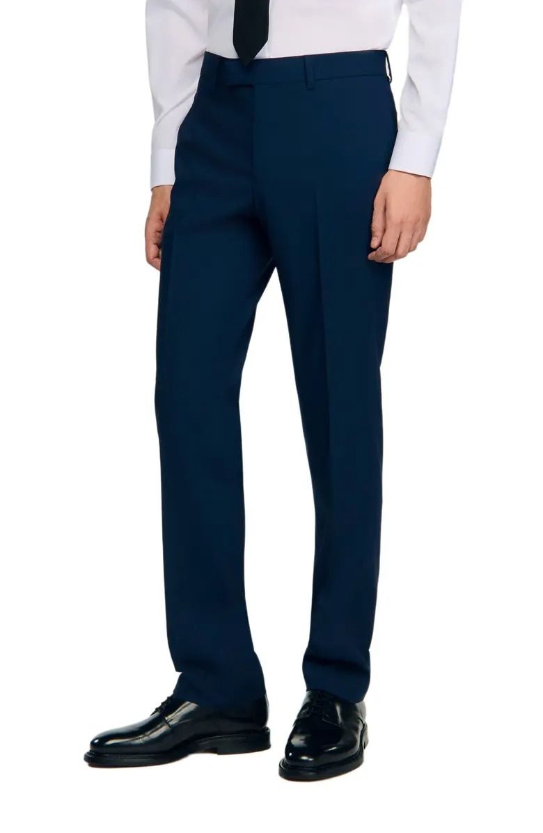 Sandro Wool Suit Trousers