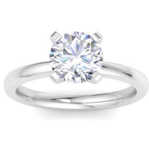 1 1/2 CT Diamond Ring In 14K White Gold + $50 GC