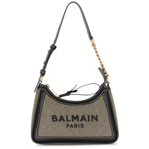 Balmain Women's B-Army Canvas Bag w/Leather Inserts