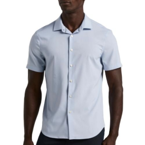 Perry Ellis Men's Slim Fit Short Sleeve Shirt