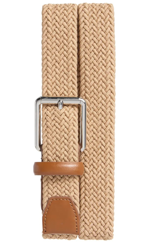 Cole Haan Woven Web Stretch Belt