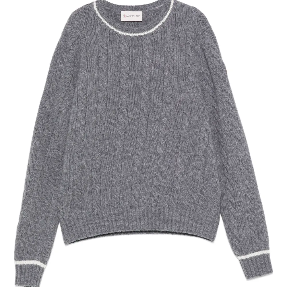 Moncler Enfant Cable-Knit Wool Sweater