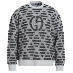 Giorgio Armani Neve Jacquard Knit Sweater