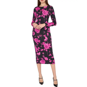 Milly Amarilla Printed Jersey Midi-Dress