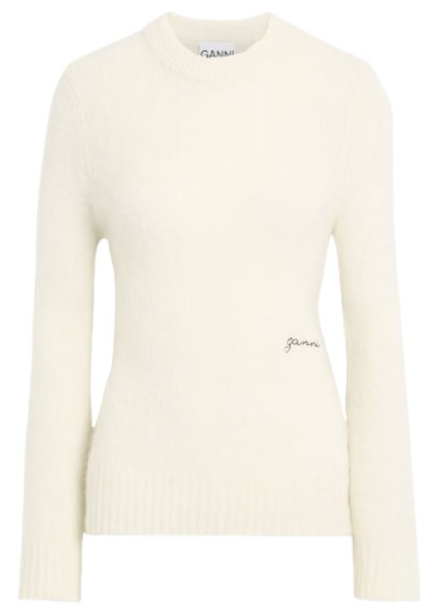 Ganni Alpaca-Blend Sweater