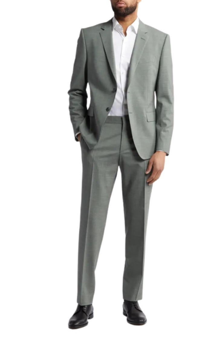 Boss Huge Stretch Wool Suit