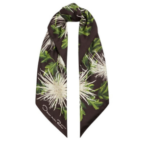 Oscar De La Renta Silk Twill Scarf
