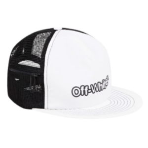 Off-White Logo-Print Shell & Mesh Baseball Cap