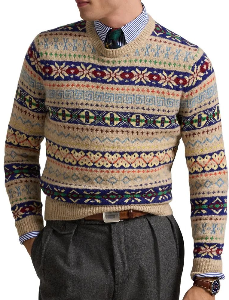 Polo Ralph Lauren Fair Isle Wool Blend Sweater