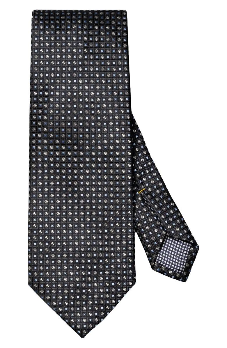 Eton Micro Geometric Silk Tie
