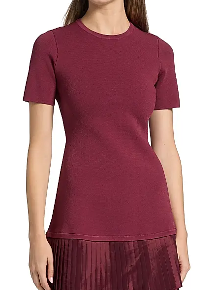 Simkhai Lorin Mixed-Media A-Line Minidress