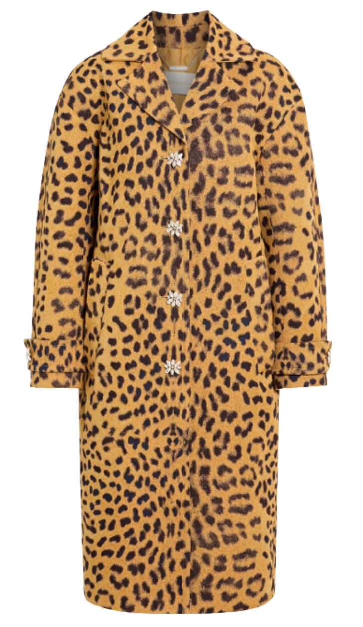 Zimmermann Leopard-Jacquard Coat