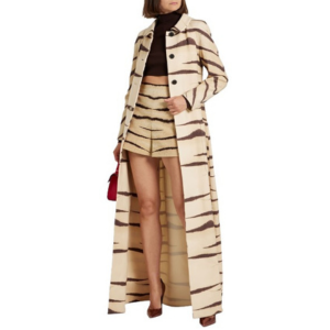 Valentino Garavani Tiger Print Wool Coat