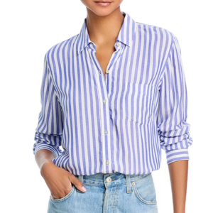 Rails Wren Striped Long Sleeve Shirt