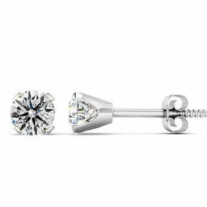 Nearly 3/4Ct Diamond Stud Earrings