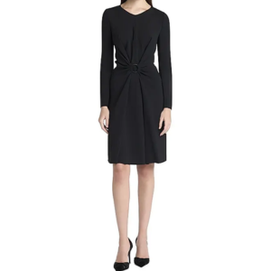 Giorgio Armani Gathered Sheath Midi-Dress