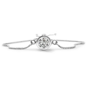 1CT Diamond Bolo Bracelet