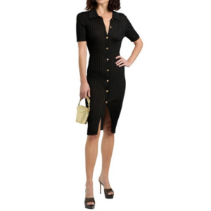 Versace Ribbed Knit Dress
