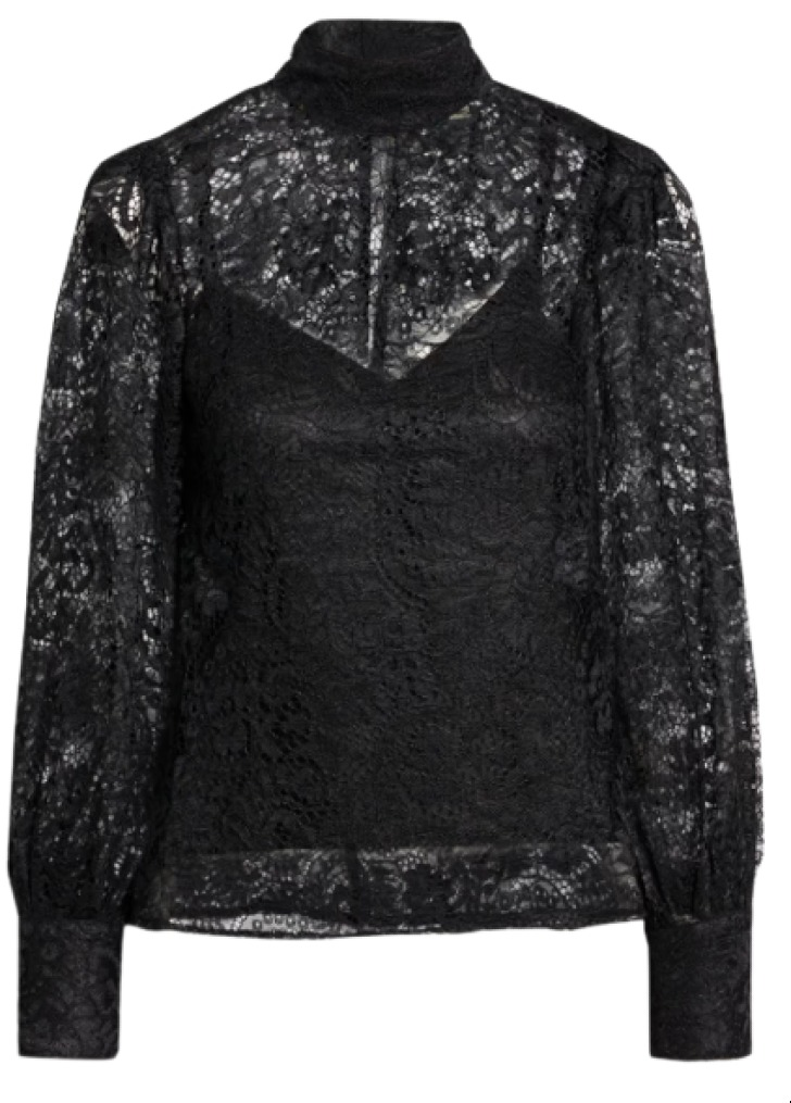 Farm Rio Corded Lace Blouse
