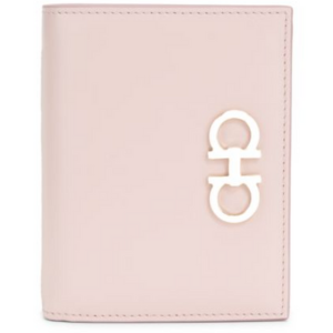 Ferragamo Gancini Logo Leather Bifold Wallet