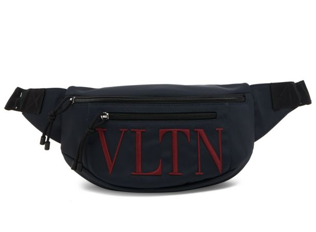 Valentino Garavani Logo-Embroidered Belt Bag