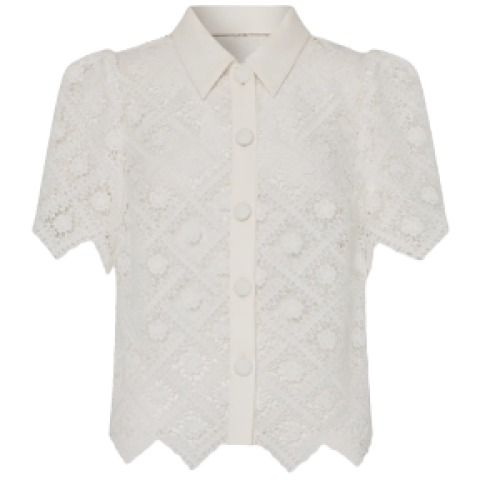 Milly Addison Floral Lace Blouse