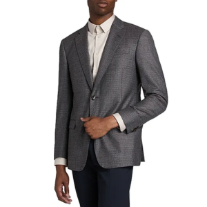 Giorgio Armani Wool Cashmere Plaid Sport Coat