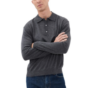 Frame Men's Long Sleeve Polo Sweater