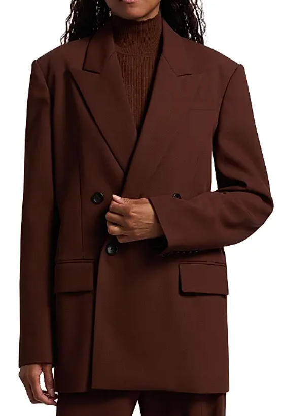 A.L.C. Calla Wool-Blend Oversized Blazer