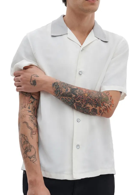 Rag & Bone Avery Slub Camp Shirt