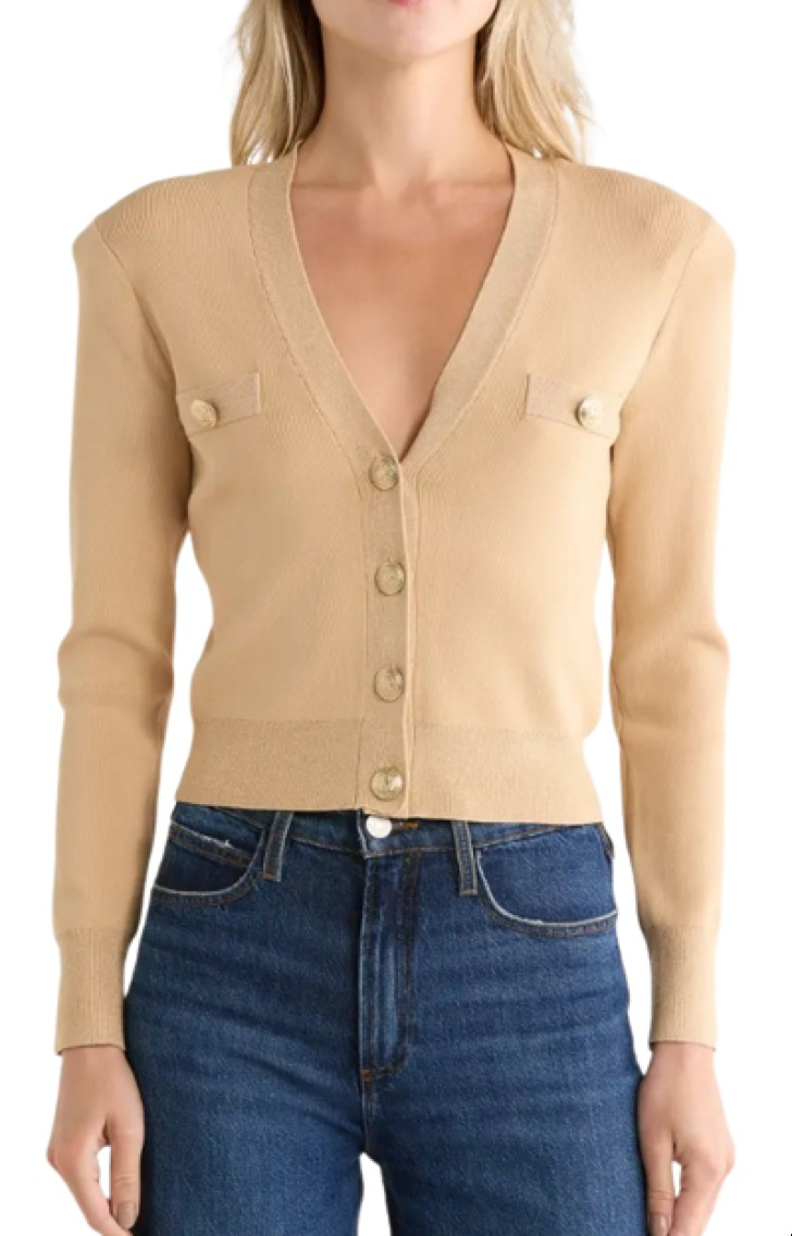 Lagence Taya Crop Cardigan