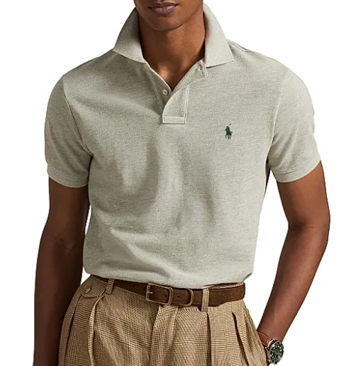 Polo Ralph Lauren Custom-Slim-Fit Mesh Polo Shirt