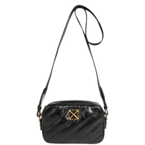 Off-White Quilted Leather Crossbody Bag