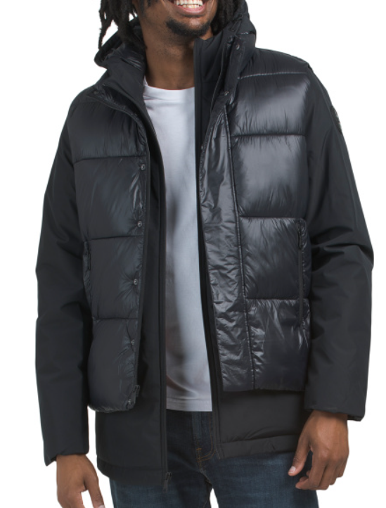 Pajar Men's Kiet 3-in-1 Padded Jacket w/Inner Removable Vest
