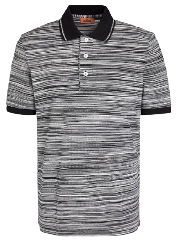 Missoni Space-Dyed Cotton-Piqué Polo Shirt