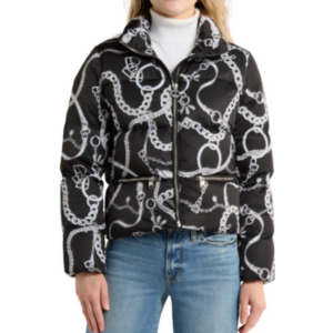 L'agence Stowe Chain Print Puffer