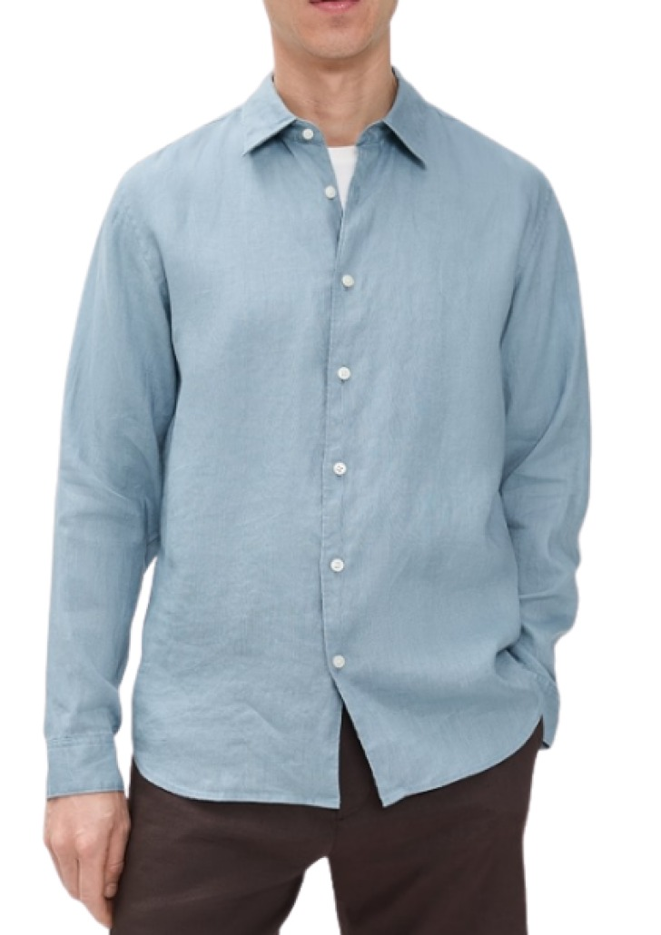 Theory Men's Irving Relaxed Linen Shirt