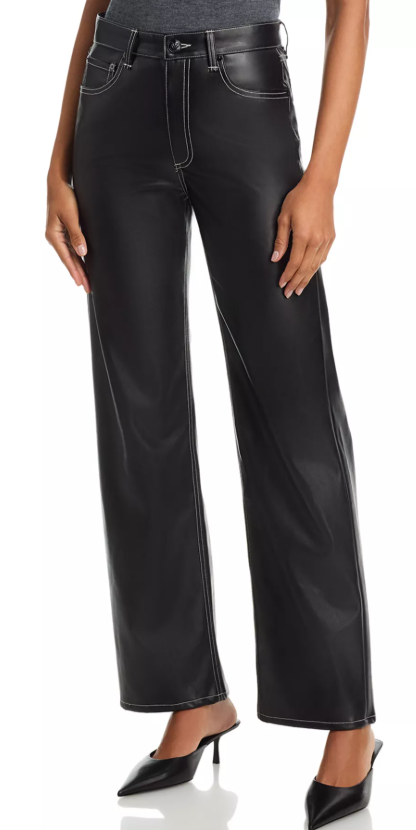 Rag & Bone Shea High Rise Faux Leather Jeans