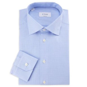 Eton Glen Checked Contemporary Fit Shirt