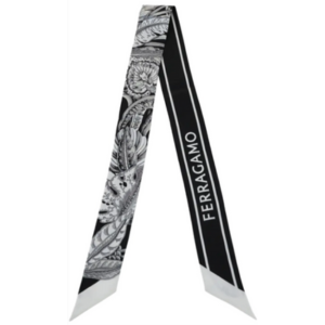 Ferragamo Skinny Silk Scarf
