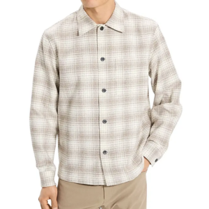 Theory Check Cotton Shirt