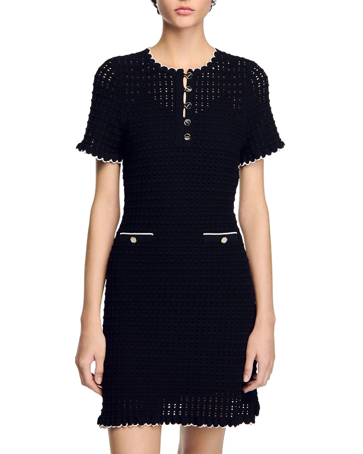 Sandro Short Knit Dress