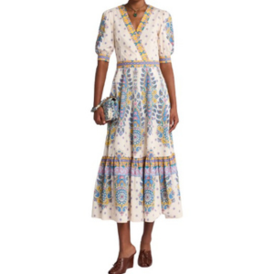Etro Floral Cotton Midi Dress