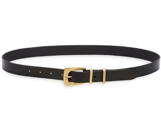 AllSaints Double Keeper Leather Belt