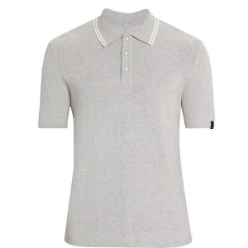 Rag & Bone Harvey Tipped Knit Men's Polo Shirt