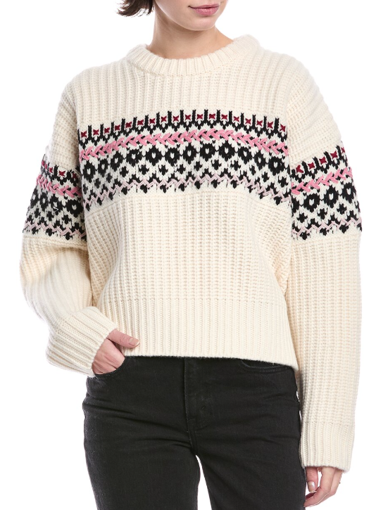 Rag & Bone Leigh Fairisle Wool Sweater