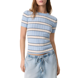 Rag & Bone Eloise Striped Crewneck Top